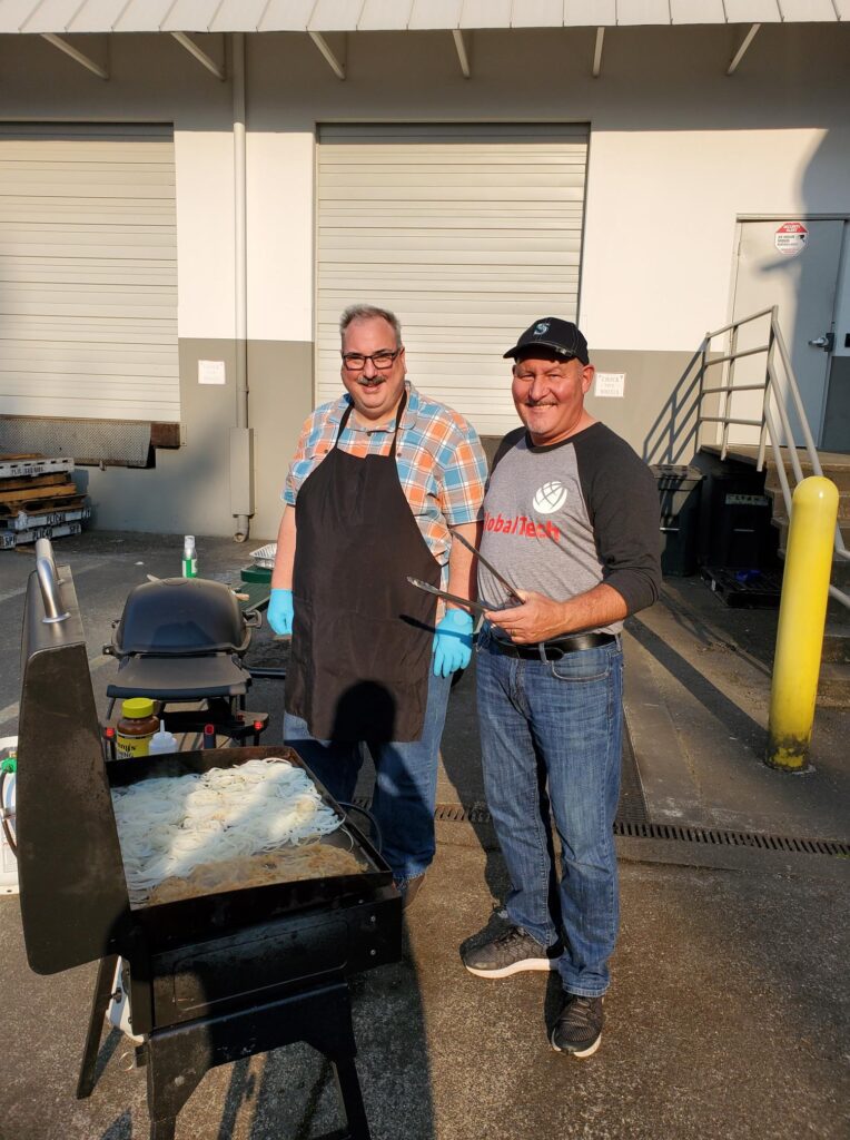 GlobalTech-grilling-2 GlobalTech employees grilling